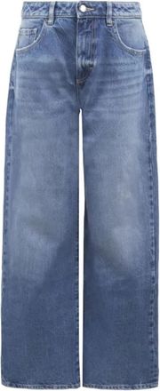 Icon Denim Los Angeles Blauwe Slim Flared Jeans - Dames - Loose Fit Jeans - Blauw - W26 - Katoen - Jeans