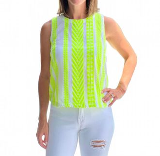 Hatley The Tessa Sleeveless Blouse In Geowave
