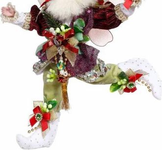 Mark Roberts Mistletoe Memories Fairy - 10.5 In Green