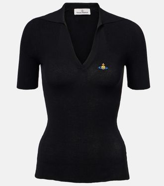 トップス vivienne westwood knit polo shirts Vivienne westwood knit polo