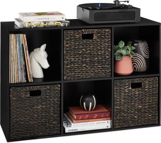Best Choice Products 6-Cube Bookshelf, 13.5in Display Storage System, Organizer w/ Removable Back Panels