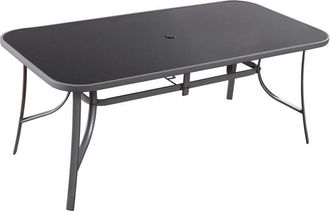 Habitat et Jardin Tavolo da giardino Cordoba - Phoenix - 8 posti - Argentato