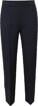 Max Mara Jeff Broeken - Dames - Wijde Broeken - Blauw - L - Broeken