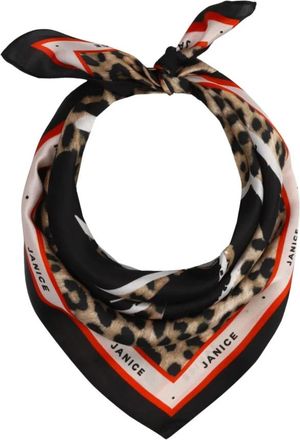 Janice Effron Sjaal - Dames - Accessoires - Veelkleurig - Maat: ONE Size Zijde