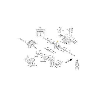 STIGA Sports Kit ingranaggi differenziale trattorino rasaerba ORIGINALE STIGA 1139-2743-01