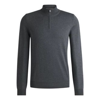 HUGO BOSS Heren, Truien, Grijs, Maat: 3XL Wol