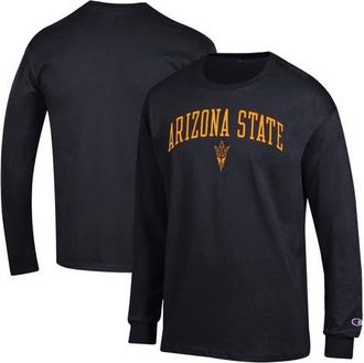 Champion Mens Champion Black Arizona State Sun Devils Arch Over Logo Long Sleeve T-Shirt at Nordstrom, Size Xx-Large