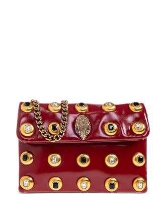 Kurt Geiger small Gem Kensington shoulder bag - women - Leather/Fabric - One Size - Red