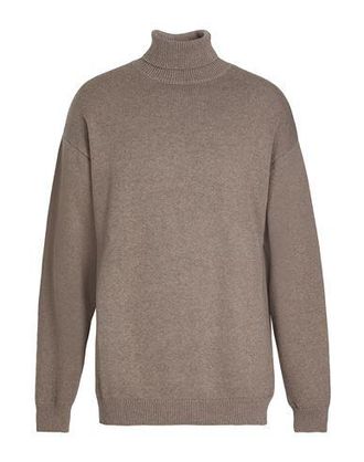 8 by YOOX ORGANIC COTTON-CACHEMERE BLEND KNITWEAR ROLL-NECK