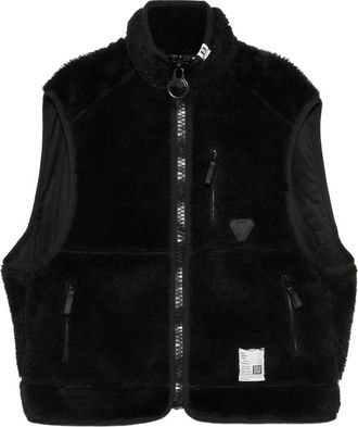Miharayasuhiro Faux-shearling Sleeveless Jacket