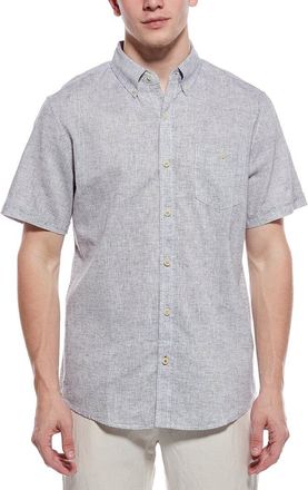 Weatherproof Vintage Weatherproof Vintage Linen-Blend Mixy Solid Shirt