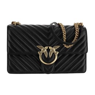 Pinko Shoulder Bags, female, Black, Size: ONE SIZE Love One Classic Shoulder Bag