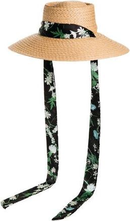 Karl Lagerfeld Cannes Sun Hat in Natural at Nordstrom Rack