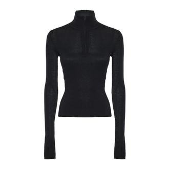 Frankie Shop Mujer, Jerseys, Negro, Talla: M
