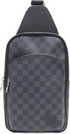 Louis Vuitton Damier Graphite Graphite Coated Canvas Shoulder Bag (Pre-Owned)