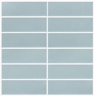 OEM Juego De Dos Adhesivos Para Azulejos - Azules - Aptos Para Cocinas Y Ba&ntilde;os - 30,5 X 30,5 Cm