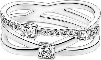 Pandora Timelsss Silver Cz Ring