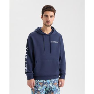 Salt Life United We Fish Hoodie in Navy at Nordstrom, Size Xx-Large