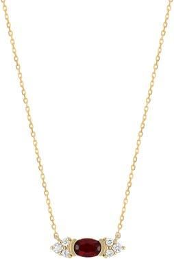 Bony Levy El Mar Ruby & Diamond Pendant Necklace in 18K Yellow Gold at Nordstrom Rack