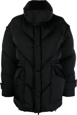 Del Core funnel-neck quilted jacket - women - Nylon/Polyester - 42 - Black