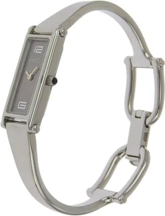 Gucci Pre-owned Watches, female, Gray, Size: ONE SIZE Pre-owned Vintage Stainless Steel Watch