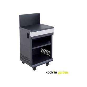 COOK IN GARDEN Cookin Garden - Carro De Servicio Integrable Con Barbacoas Fidgi