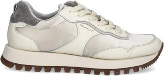 GANT lace-up panelled sneakers - Beige
