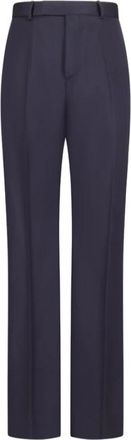 Dior Heren, Broeken, Blauw, Maat: M Wol