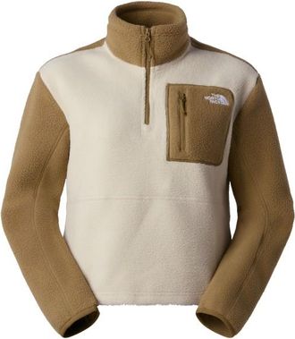 The North Face Yumiori 1/4 Zip Fleecepullover f&uuml;r Damen | beige/braun