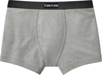 Tom Ford Logo Taille Boxer Briefs - Heren - Onderbroek - Grijs - S - Katoen - Ondergoed