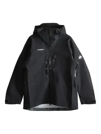 Mammut Taiss HS hooded jacket - men - Recycled Polyamide/Recycled Polyester/Polyamide/Spandex/Elastane/Polyurethane - L - Black