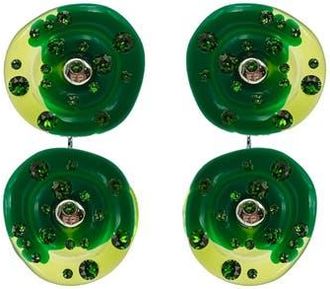 Fry Powers SUN POWERS Resin Saucer Drop Earrings in Zucchini/fern Green at Nordstrom