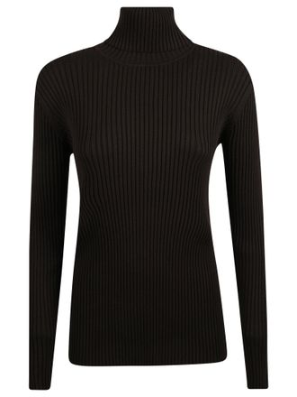 P.A.R.O.S.H. Rilla High Ribbed Viscose Turtleneck Sweater
