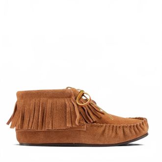 Lamofootwear Womens Ava Moccasin Boots In Chestnut