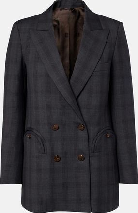 Blaz&eacute; Milano Blaz&eacute; Milano Everyday checked virgin wool blazer