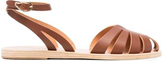 Ancient Greek Sandals Aella flat sandals - women - Calf Leather/Calf Leather/Calf Leather - 36 - Brown