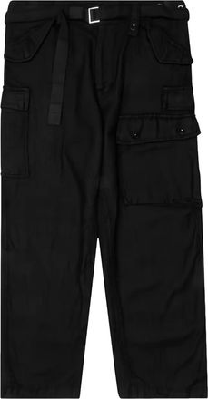 sacai Cargo con cintura - Nero