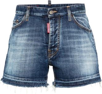 Dsquared2 Rocco denim shorts - men - Cotton/Cotton/Polyester/Spandex/Elastane - 48 - Blue