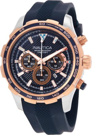 Nautica NST Chronograph Quartz Blue Dial Mens Watch NAPNSF304