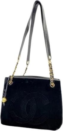 Chanel Pre-owned Shoulder Bags, female, Black, Size: ONE SIZE Pre-owned Vintage Shoulder Bag