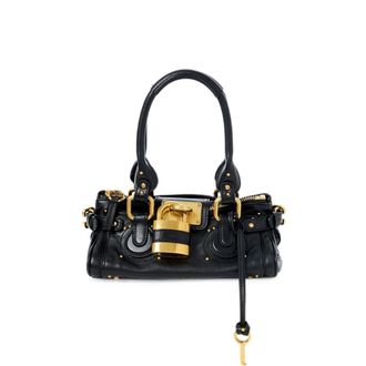 Chlo&eacute; Small Paddington Bag In Grained Leather