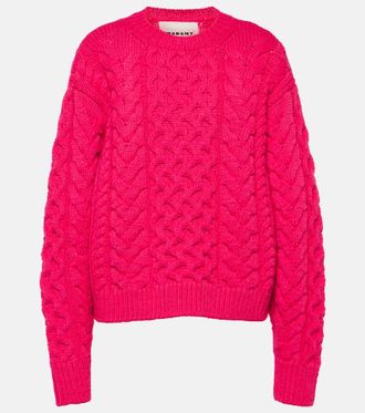 Isabel Marant Jake cable-knit wool-blend sweater