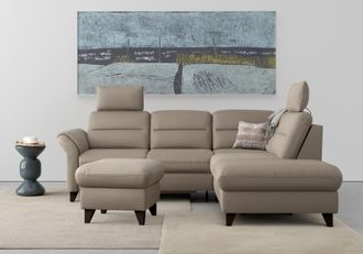 Sit&more Ecksofa &raquo;Mellum L-Form&laquo; Federkern, wahlweise mit Bettfunktion, Stauraum und Armteilfunktion