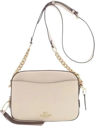Coach Pre-owned Cross Body Bags, female, White, Size: ONE SIZE Pre-owned Shoulder Bag