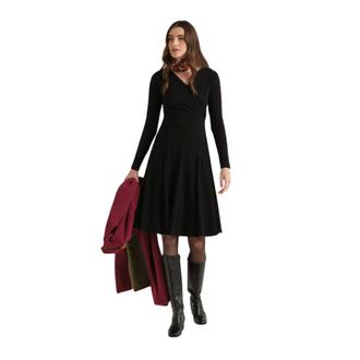 Maliparmi Abito in Tecno Jersey - - Dresses - Donna - Nero - 2XL