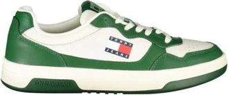 Tommy Hilfiger Polyester Sneakers - Heren - Sneakers - Groen - 40 EU - Polyester - Schoenen