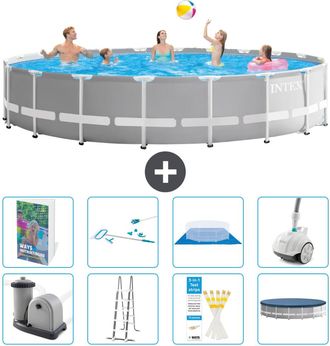 Intex Piscina Prism Frame Redonda - 610x132 Cm - 9-piezas S605