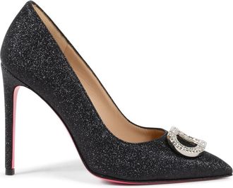 Dee Ocleppo Glitter Logo Pump