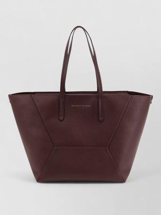 Brunello Cucinelli monili leather shoulder bag