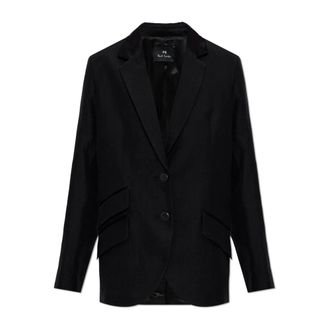 Paul Smith Blazers, female, Black, Size: XS Single-vent Blazer